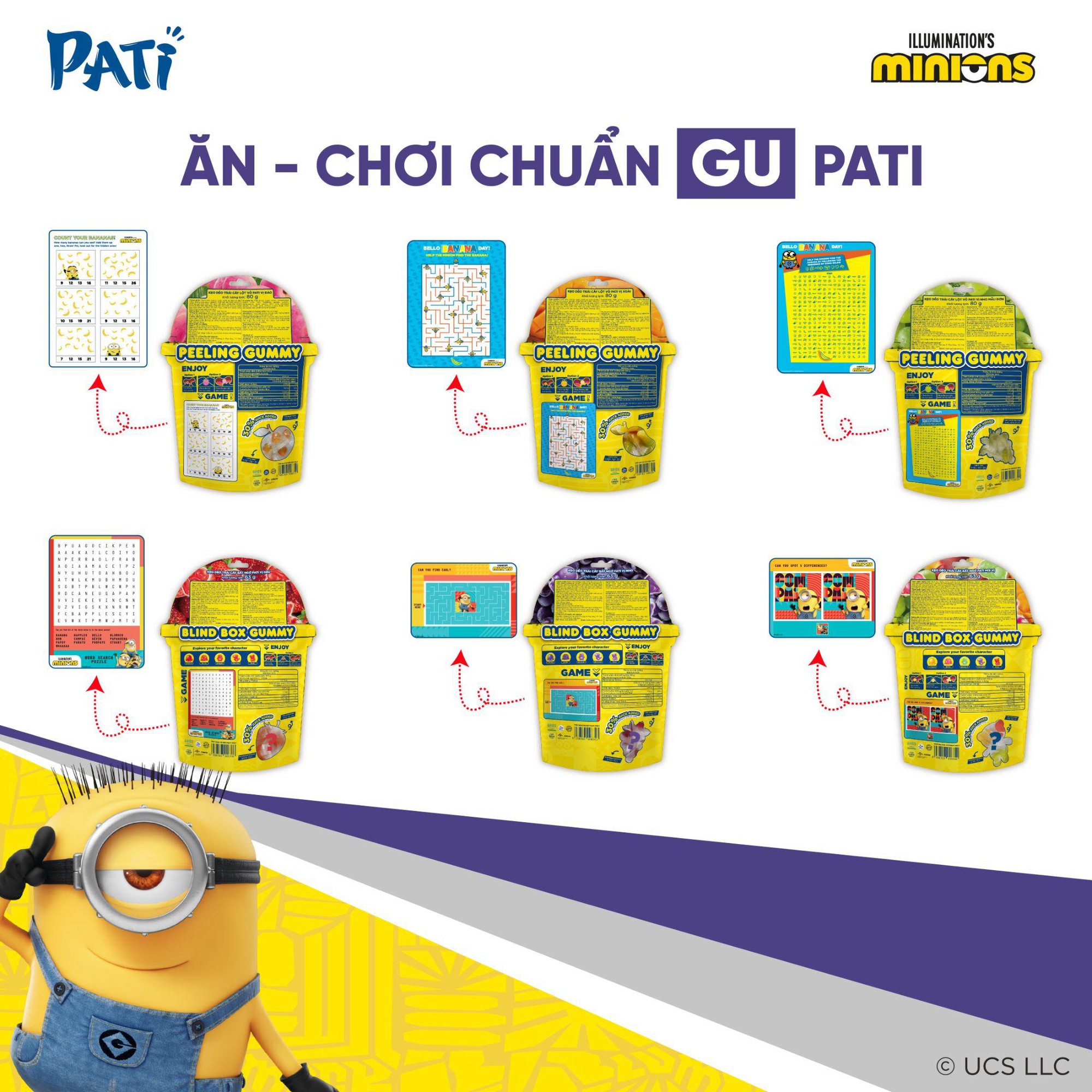 Pati Minion: Gói kẹo dẻo khiến bé Xì Trum - con trai nhạc sĩ Nguyễn Hải Phong mê mẩn- Ảnh 4.