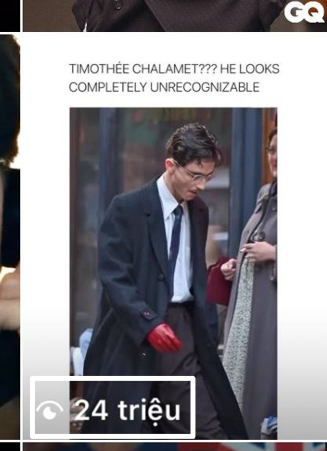 24 triệu người không tin đây là Timothée Chalamet, mỹ nam đẹp trai nhất thế giới làm sao thế này?- Ảnh 1.