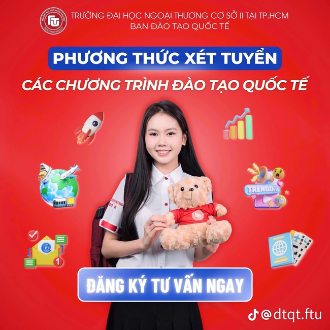 Xuất hiện trên poster của Đại học Ngoại thương, nữ sinh bất ngờ gây sốt MXH: Xinh gái còn học giỏi, đã thế còn có tài lẻ như này đây!- Ảnh 1.