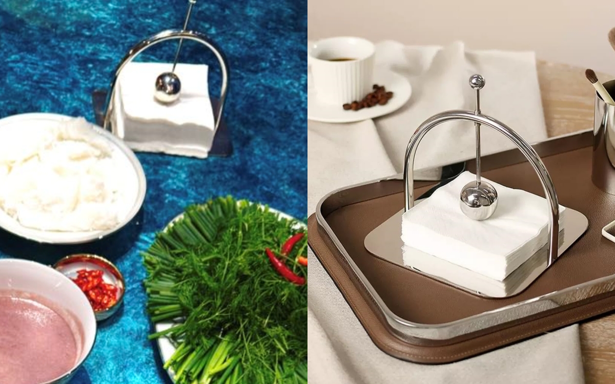 Phương Oanh đúng là có gu thẩm mỹ, dùng đồ đựng giấy ăn chỉ vài trăm nghìn mà trông sang cả căn bếp- Ảnh 3.