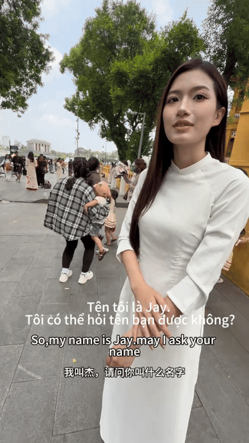 Khách Trung Quốc đến Việt Nam chụp ngẫu nhiên 100 cô gái gặp trên đường, khui trúng 
