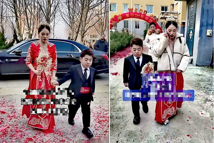 Chàng trai cao 1m28 cưới vợ cao 1m7, choáng với quà cưới giá trị "khủng"- Ảnh 2.