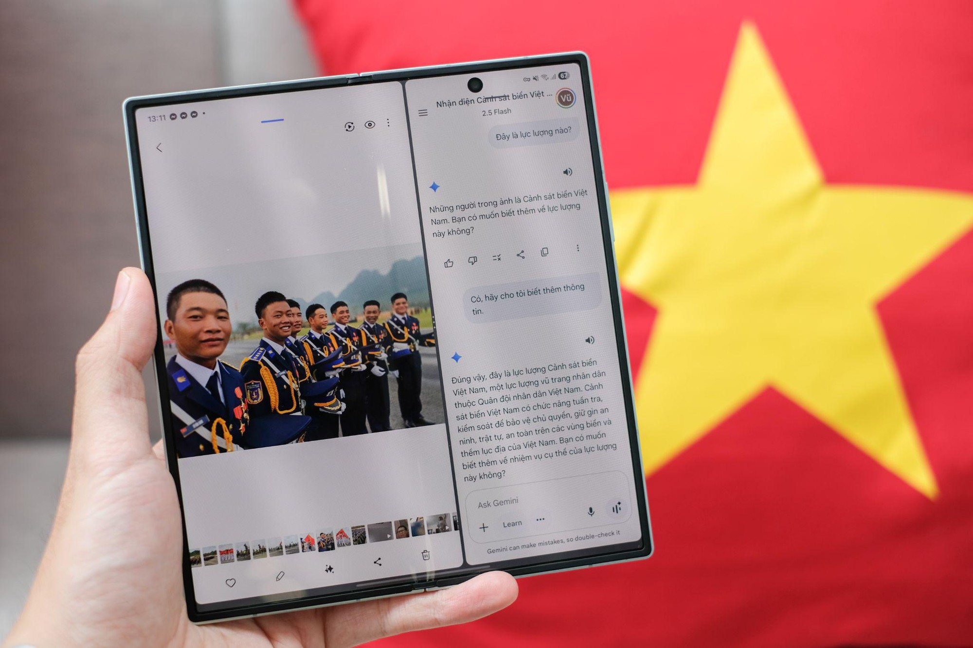 Galaxy Z Fold7 ghi lại trọn vẹn khoảnh khắc thiêng liêng, tự hào dân tộc- Ảnh 9.
