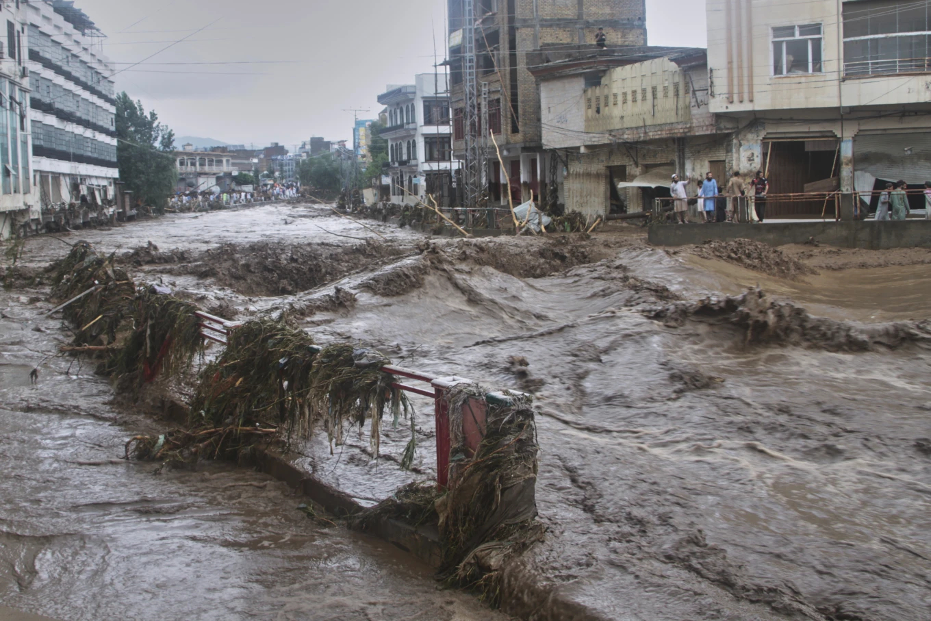 Lũ quét, sạt lở gây thiệt hại kinh hoàng ở Pakistan, Ấn Độ- Ảnh 1.