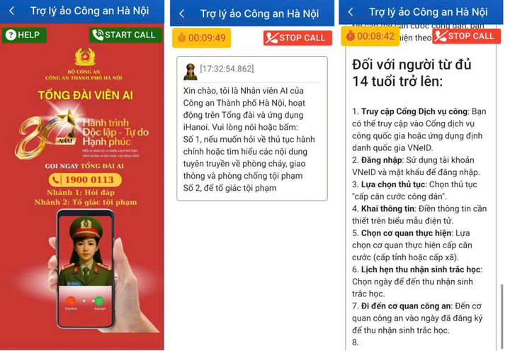 'Cảnh sát AI' Hà Nội trực chiến 24/24, phục vụ người dân trong mọi tình huống- Ảnh 2.