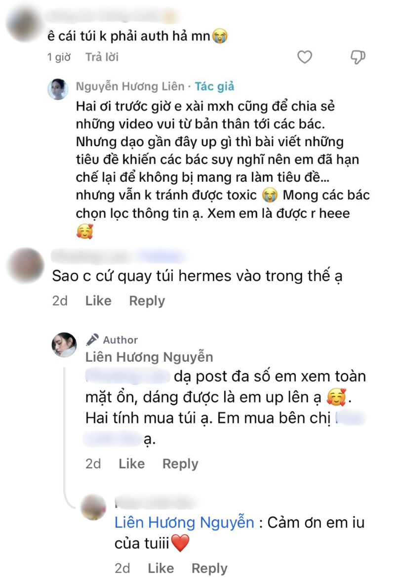 Cây đồ hiệu tiền tỷ khiến Hương Liên vướng bão thị phi, bị nghi dùng đồ fake: Chính chủ lên tiếng- Ảnh 6.
