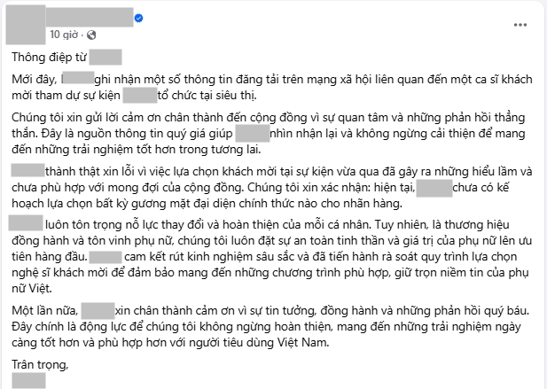 Sau lời xin lỗi lúc nửa đêm về vụ việc Negav, nhãn hàng dành cho phụ nữ lên tiếp "thông cáo bổ sung"- Ảnh 2.