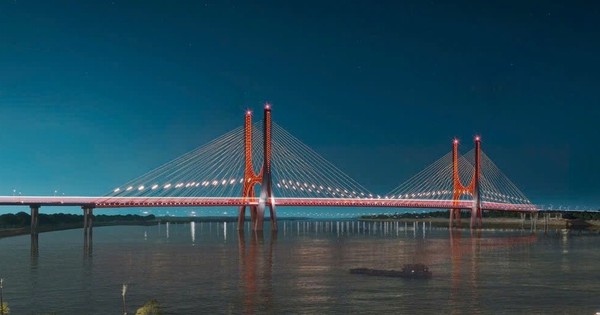Hôm nay, cây cầu hơn 10.000 tỷ đồng vượt sông Hồng, kết nối Hà Nội đến Hưng Yên chính thức khởi công- Ảnh 1.