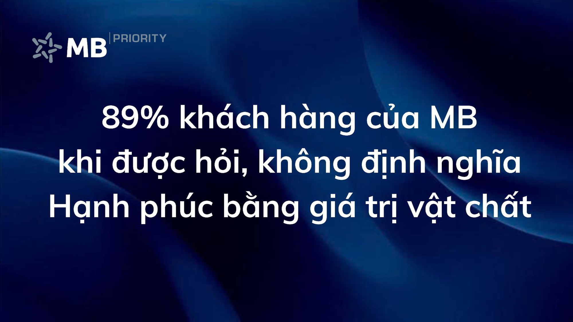 Ngân hàng không nói về tiền: MB Priority định nghĩa “Hạnh phúc” cho tài chính cao cấp- Ảnh 2.