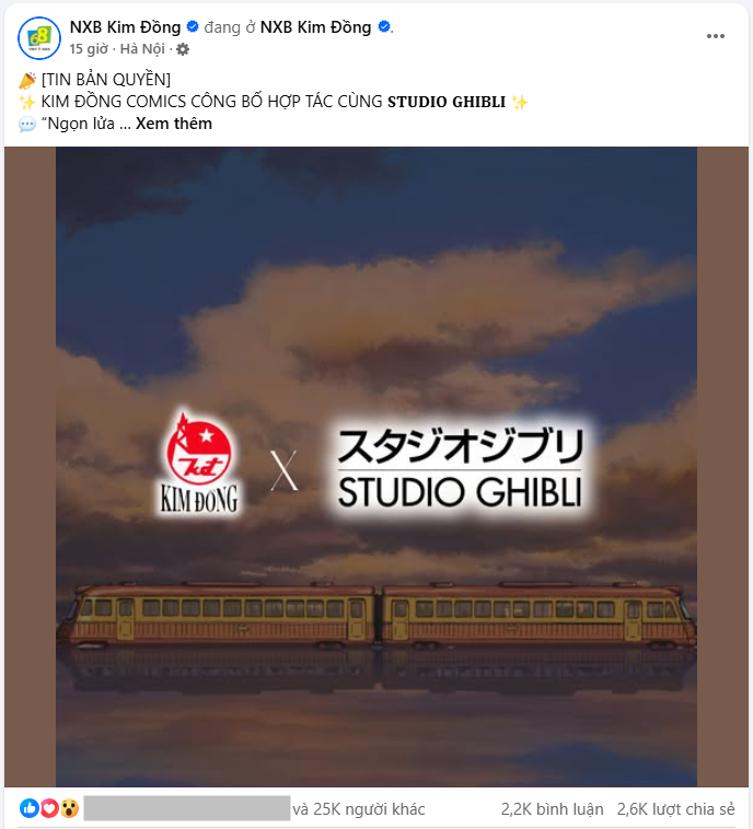 NXB Kim Đồng chính thức hợp tác với Studio Ghibli: Bùng nổ thông tin, bùng nổ cả ví tiền!- Ảnh 1.