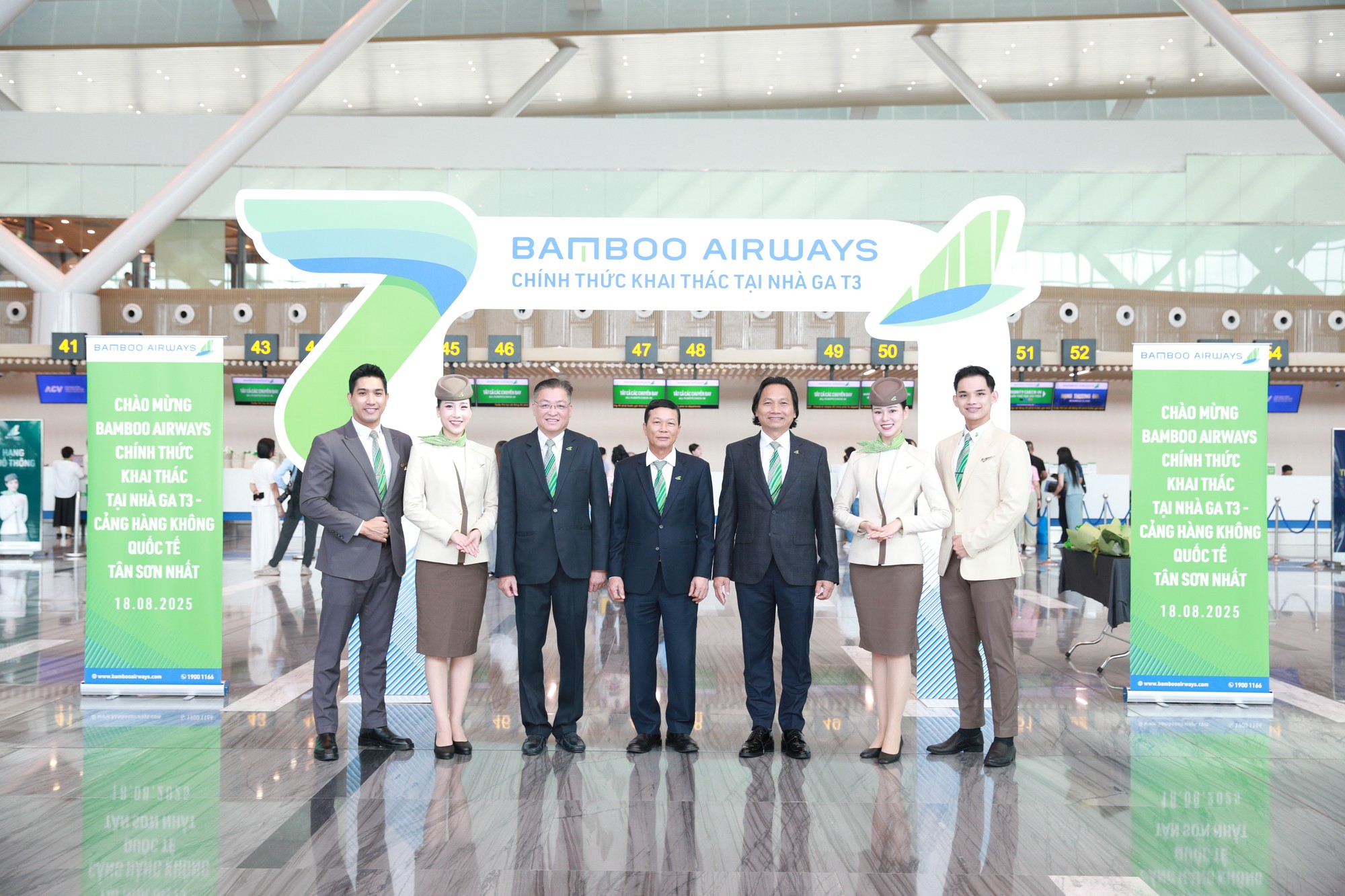 Bamboo Airways chính thức khai thác tại nhà ga T3 Tân Sơn Nhất- Ảnh 1.