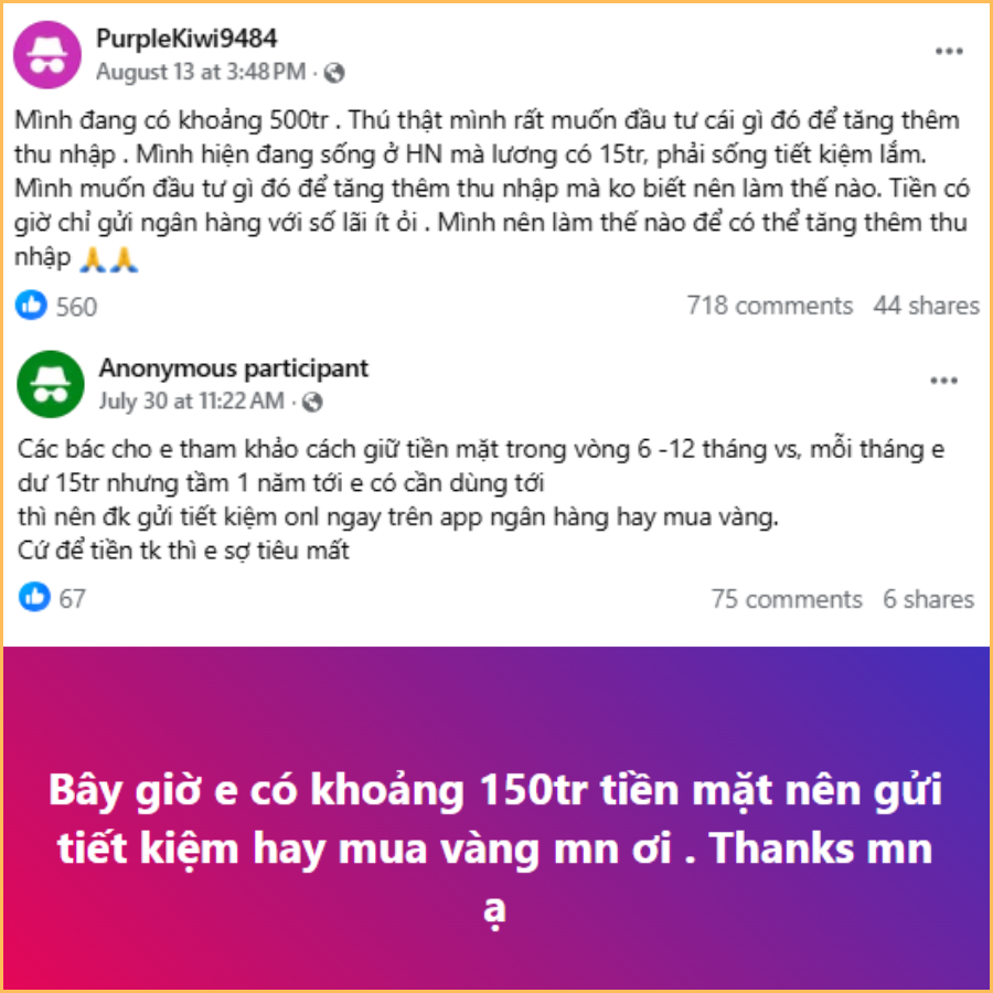 Mỗi tháng tiết kiệm 15 triệu, có 500 triệu nhàn rỗi: Làm sao để “tiền đẻ ra tiền”?- Ảnh 1.
