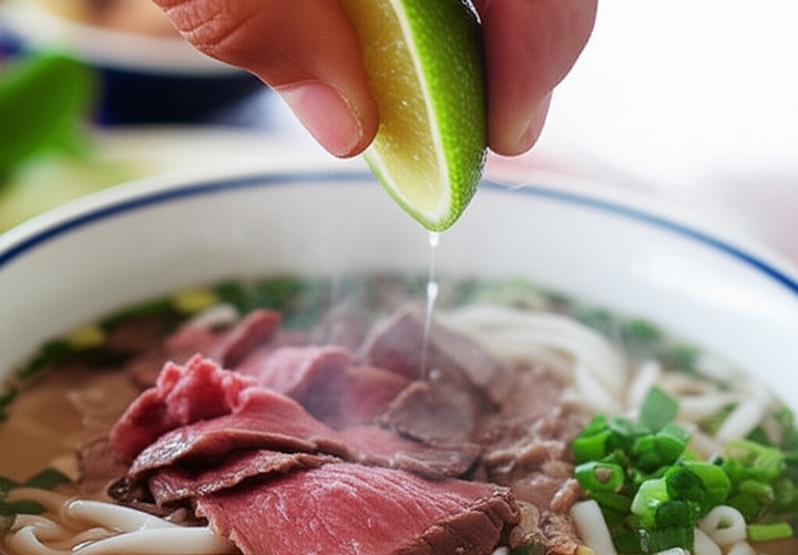 Vắt chanh vào phở bò có tác dụng bất ngờ gì?- Ảnh 1.