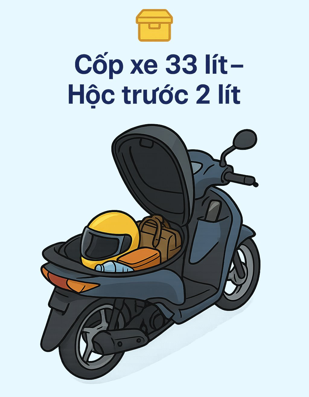 Chiếc xe ga có thể 