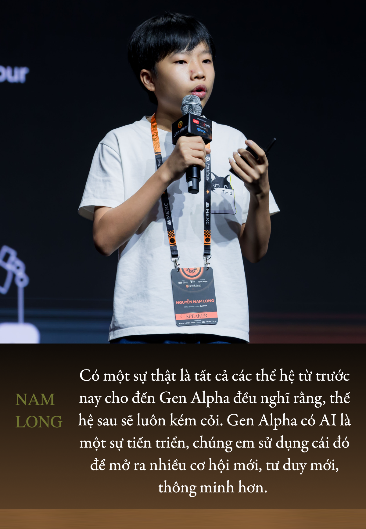 Giám đốc 13 tuổi Nam Long: Thế hệ trước nghĩ thế hệ sau kém cỏi, nhưng AI cho Gen Alpha cơ hội thông minh hơn- Ảnh 3.