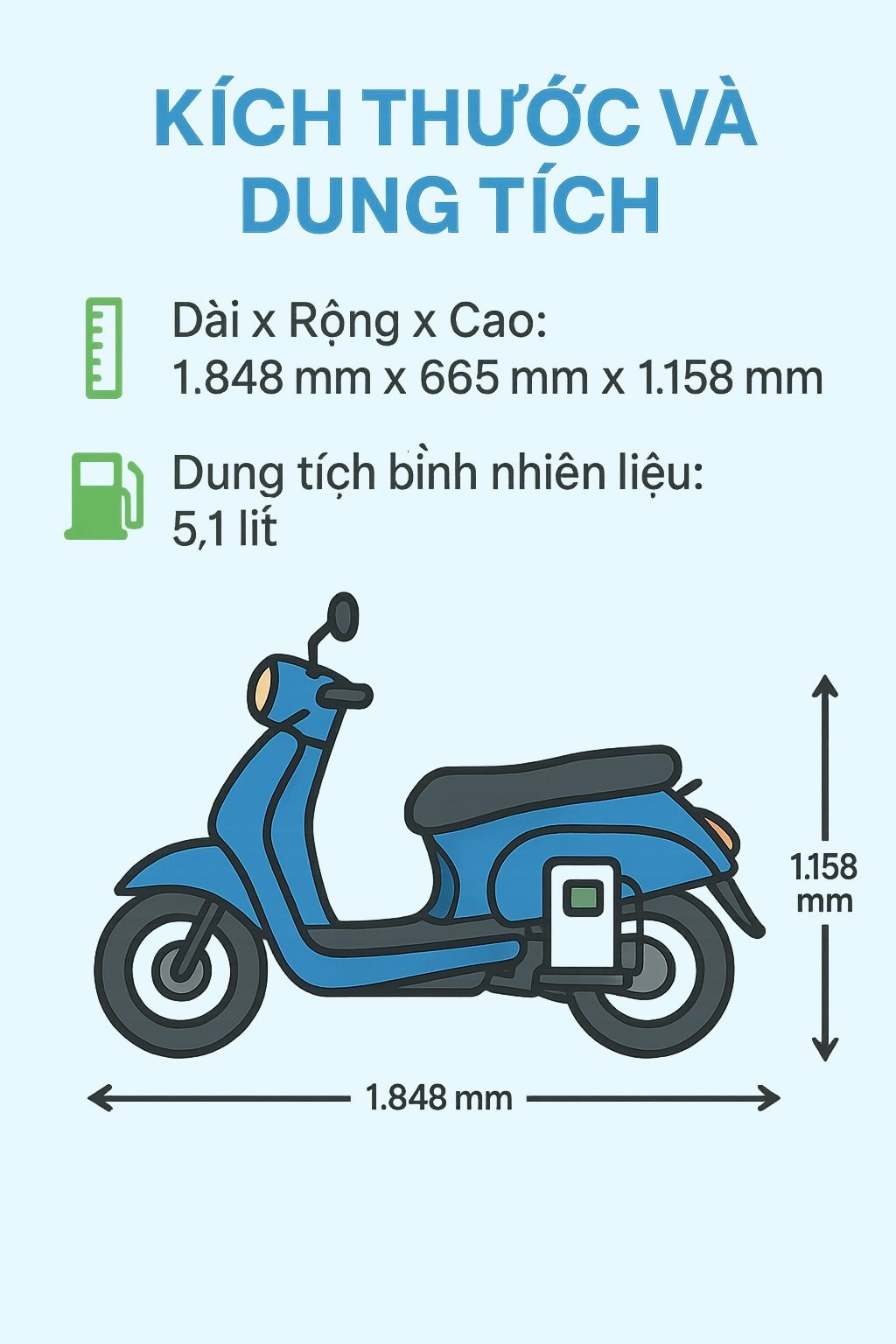 Chiếc xe ga có thể 
