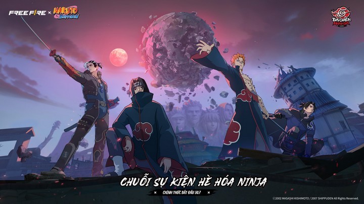 Naruto Shippuden tái xuất trong Free Fire: Đại chiến nhẫn giả bùng nổ cùng loạt item độc quyền khiến game thủ thích mê- Ảnh 2. Naruto Shippuden tái xuất trong Free Fire: Đại chiến nhẫn giả bùng nổ cùng loạt item độc quyền khiến game thủ thích mê- Ảnh 2.