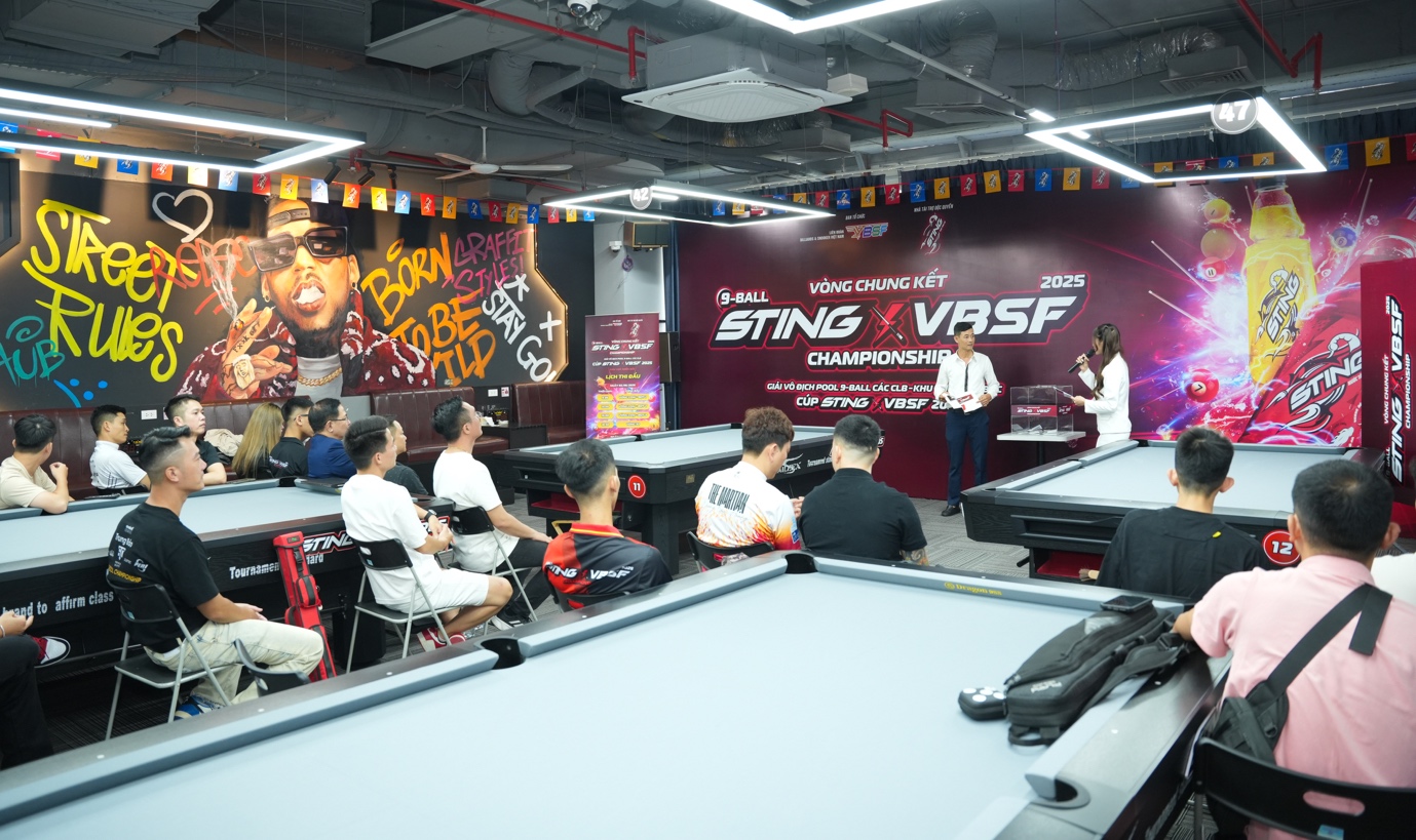 STING X VBSF Pool 9-Ball Championship 2025 chính thức tiến vào vòng chung kết- Ảnh 1.