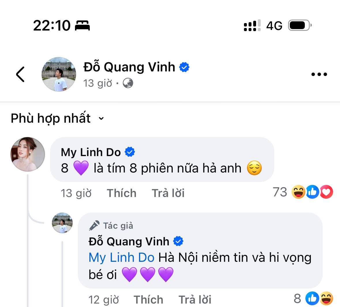 Anh chồng gọi Đỗ Mỹ Linh là 