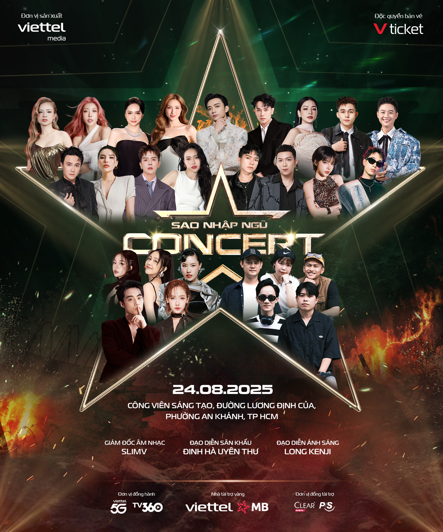 Sao Nhập Ngũ Concert - từ màn ảnh nhỏ đến sân khấu lớn: Hành trình âm nhạc mang tinh thần chiến binh- Ảnh 1.