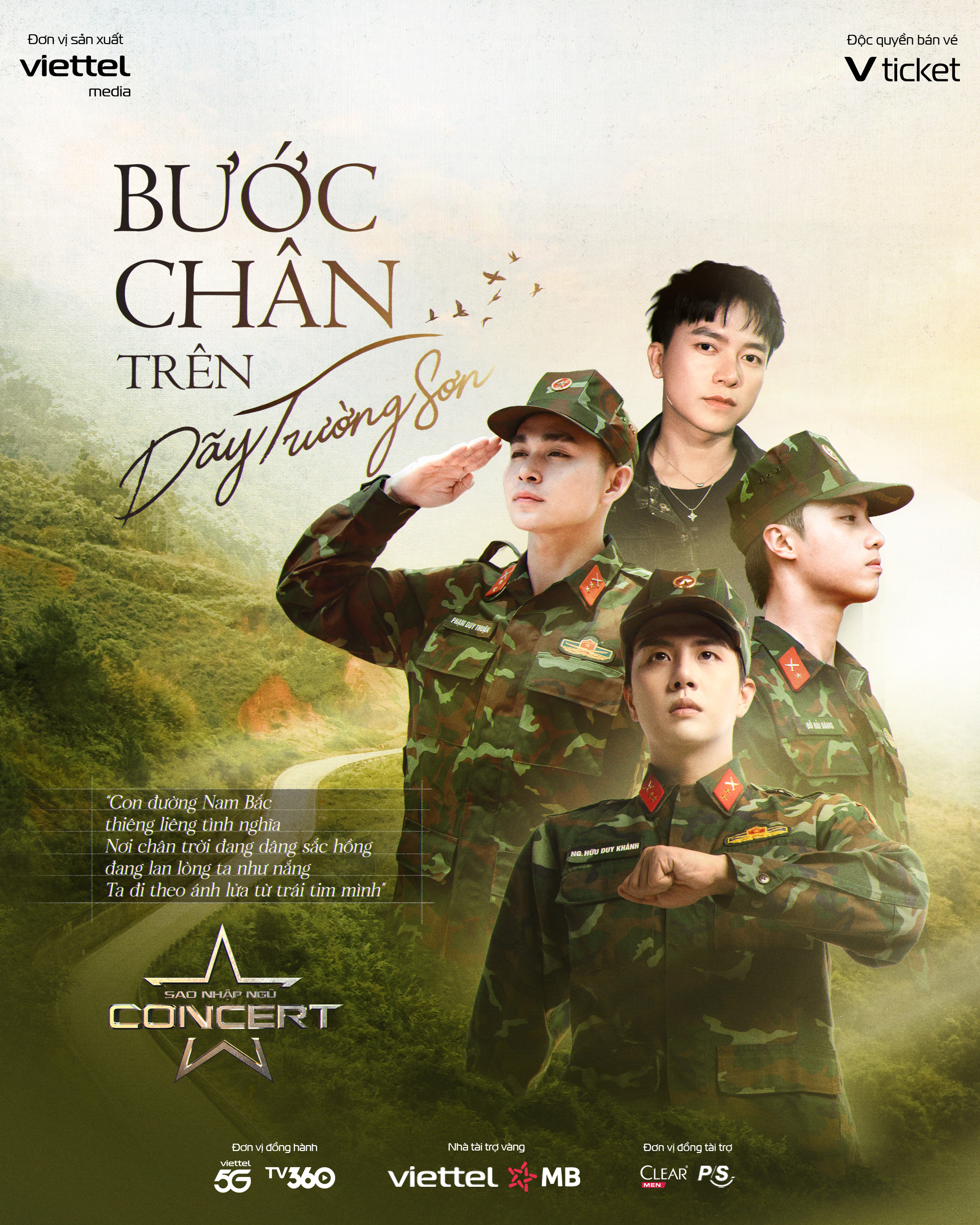 Sao Nhập Ngũ Concert - từ màn ảnh nhỏ đến sân khấu lớn: Hành trình âm nhạc mang tinh thần chiến binh- Ảnh 4.