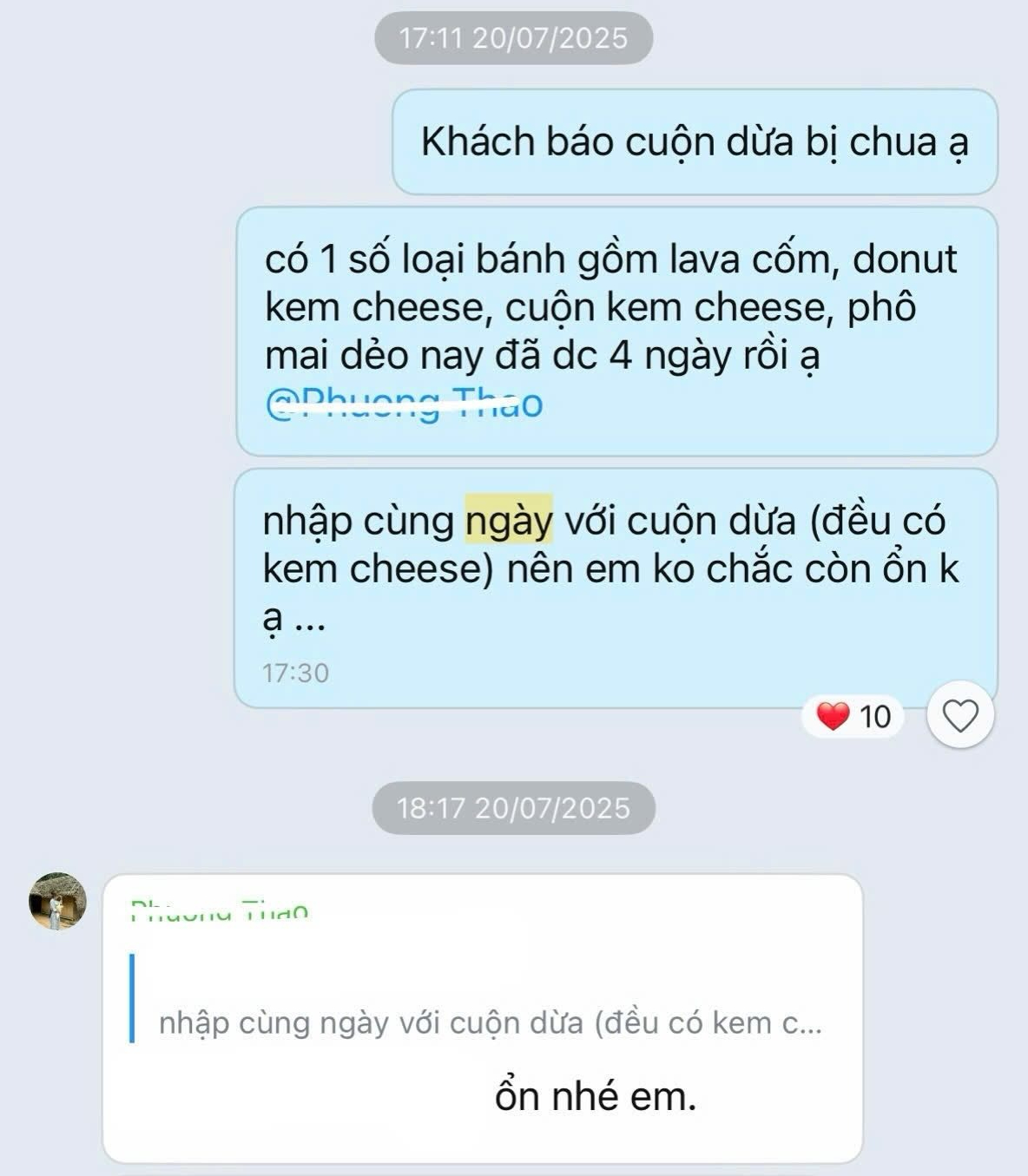 Cựu nhân viên bóc phốt tiệm bánh Hà Nội dùng nguyên liệu hết đát, bán bánh hỏng cho khách - Cửa hàng lên tiếng- Ảnh 2.
