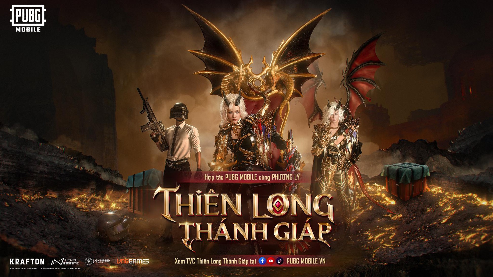 PUBG MOBILE hợp tác nghệ sĩ Phương Ly: Trình làng TVC Thánh Giáp Thiên Long Thượng Cổ- Ảnh 1.