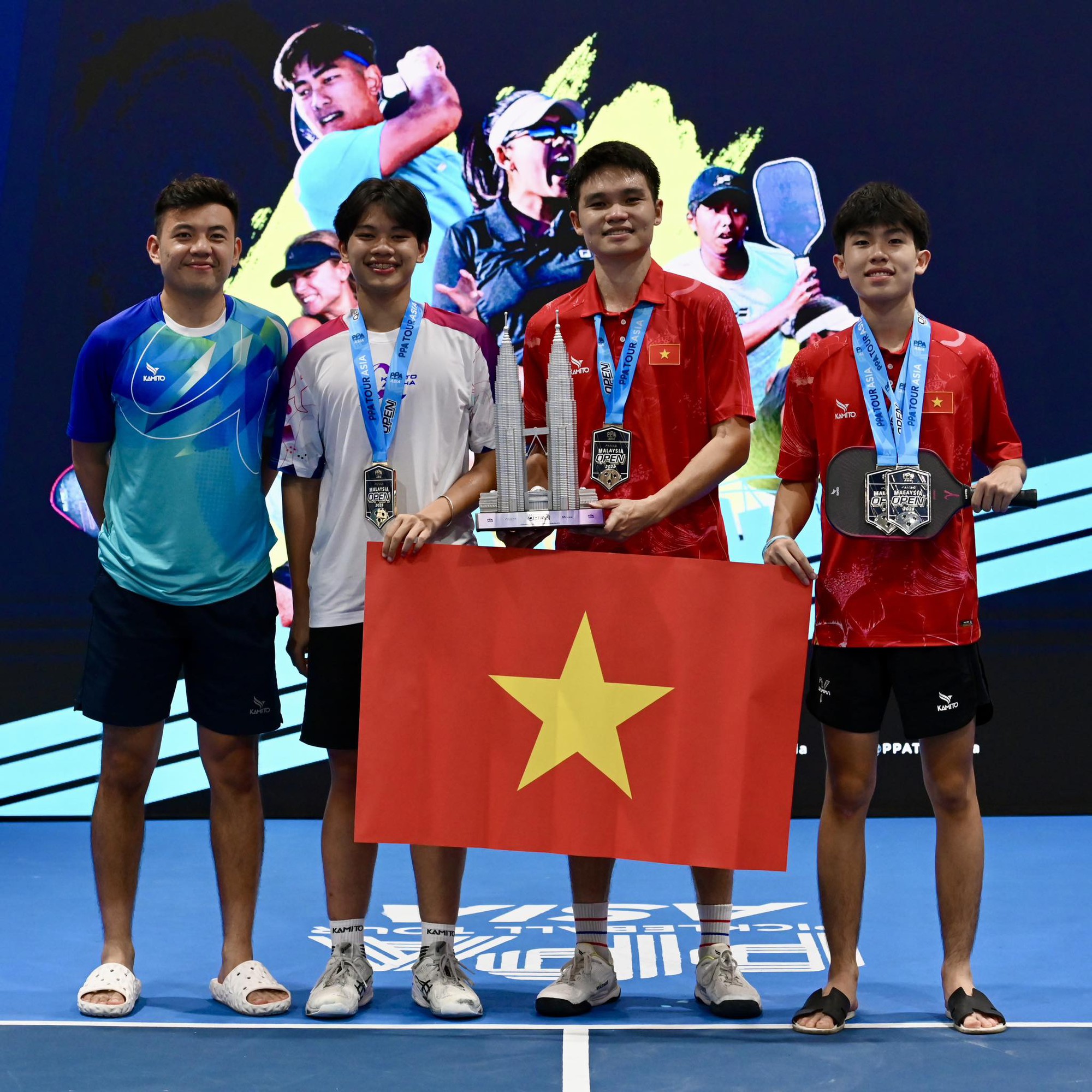 Các tay vợt Việt Nam sẽ 