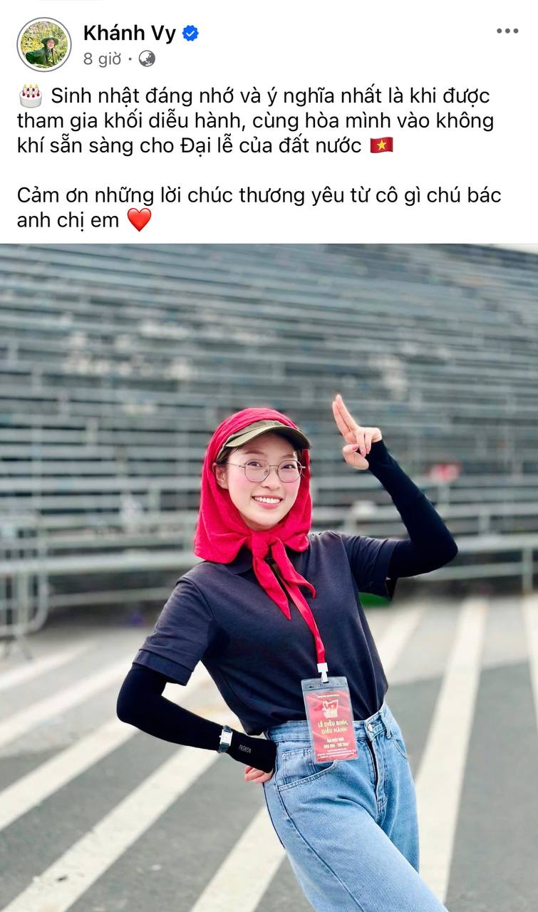 Điều đặc biệt không ngờ liên quan đến NSND Xuân Bắc - Salim - MC Khánh Vy trong buổi tổng hợp luyện diễu hành- Ảnh 4.