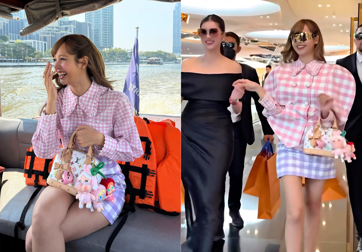 Cùng một túi Louis Vuitton, Phương Nhi mang đi sự kiện với nhà chồng, Lisa đi chơi cùng bạn tỷ phú- Ảnh 4.