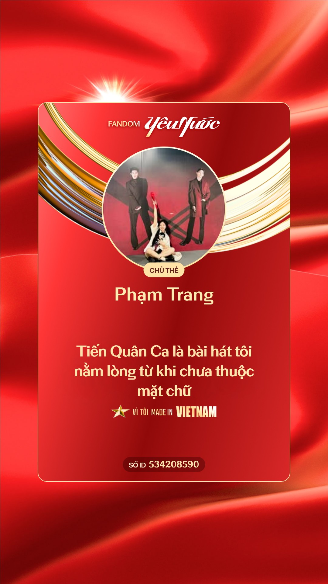 "Vì tôi Made in Việt Nam": Loạt quote từ Thẻ ID Yêu Nước khiến dân mạng thích thú những ngày này- Ảnh 2.