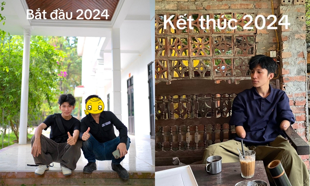 Mâm cơm nhà của chàng trai 22 tuổi, cụt cả 2 tay ở Nghệ An: "Được sống là may mắn lớn"- Ảnh 1.
