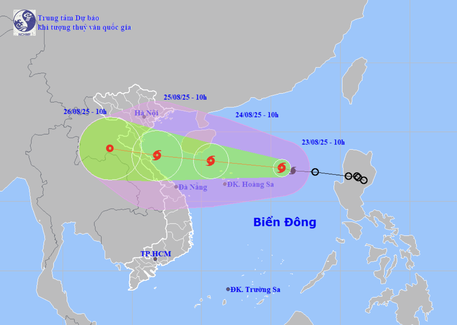 Bão số 5 giật cấp 11 khả năng thành cuồng phong, hướng thẳng vào miền Trung: Các tỉnh thành sau hết sức lưu ý!- Ảnh 1.