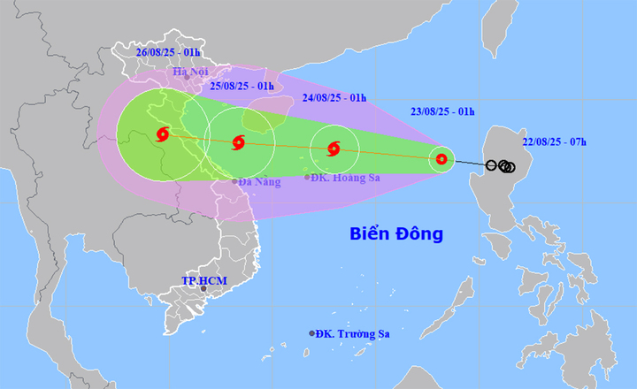 Áp thấp nhiệt đới vào Biển Đông, mạnh thành bão số 5 trong 24 giờ tới- Ảnh 1.