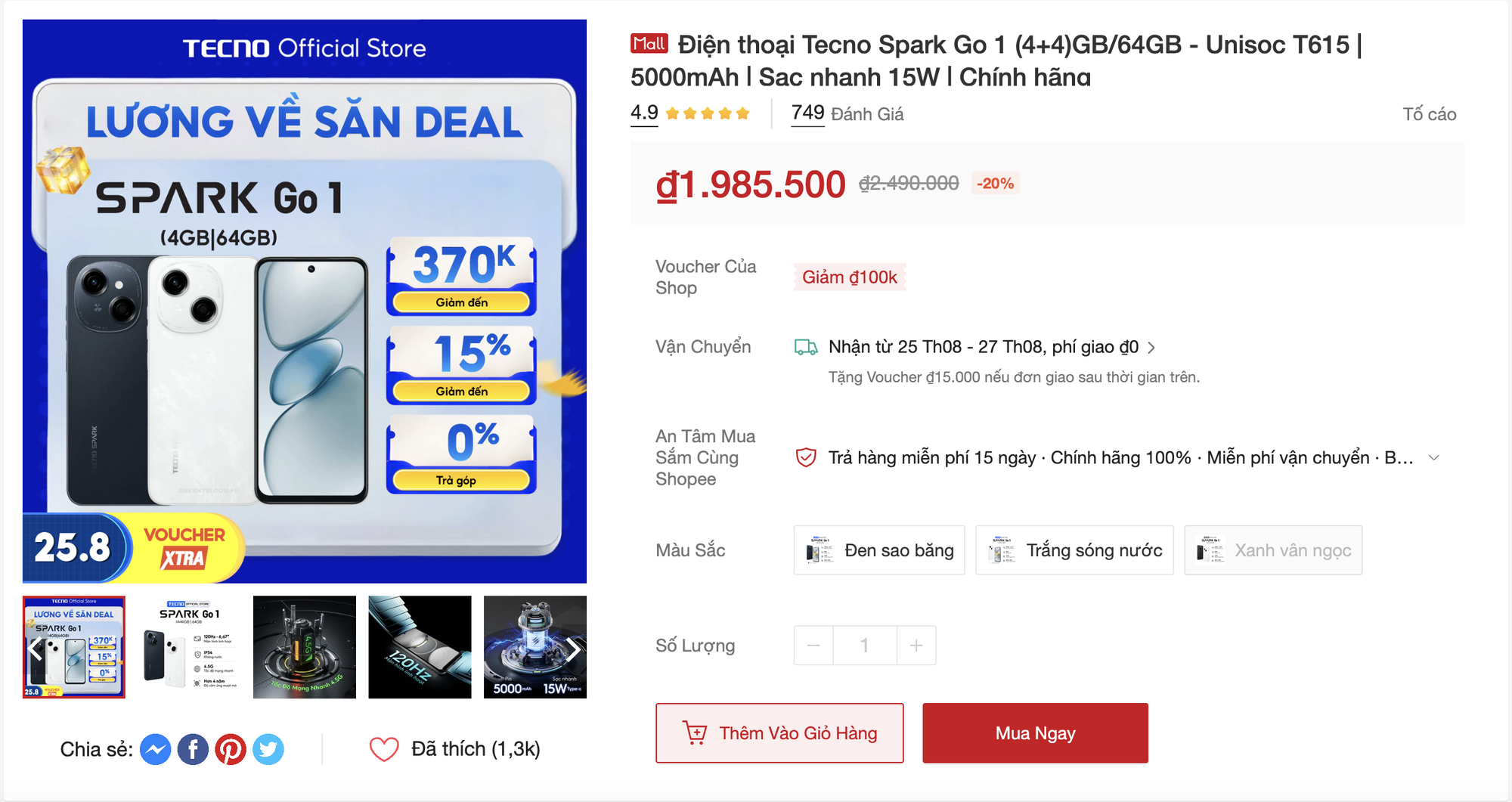 Một mẫu điện thoại mới tinh giá chưa tới 2 triệu, hơn 3.000 người đã mua trên sàn TMĐT: Có gì đặc biệt?- Ảnh 2.