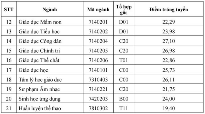 Điểm chuẩn trúng tuyển vào nhóm ngành Sư phạm 2025 cao kỷ lục- Ảnh 9.