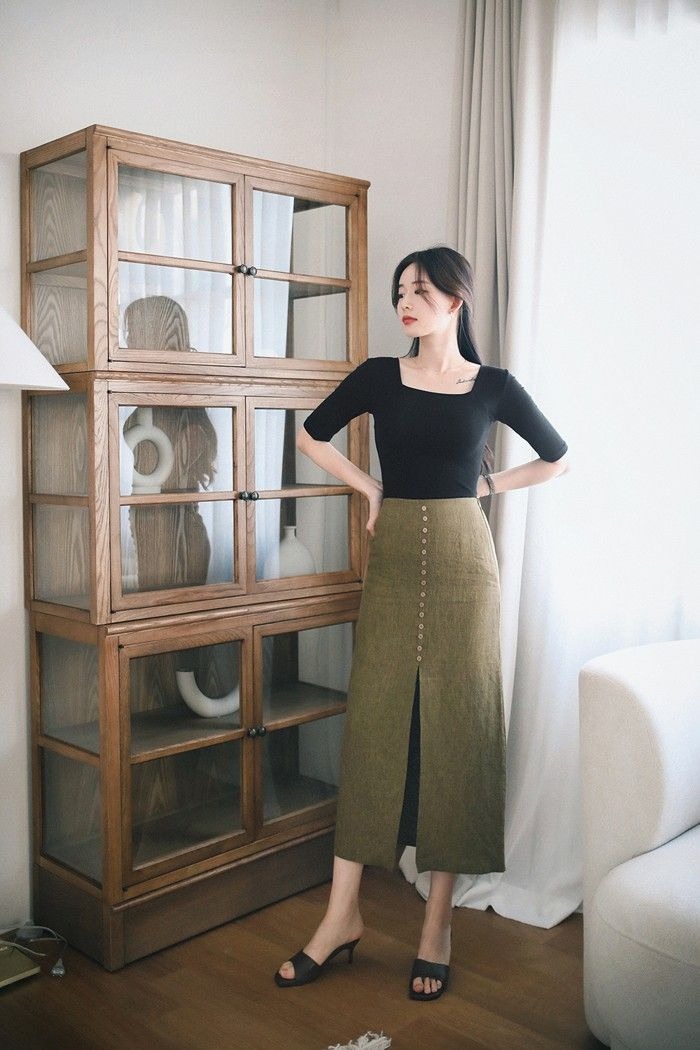 4 kiểu váy công sở kéo chân dài bất tận, giúp nàng nấm lùn cơi nới ít nhất 5cm chiều cao!- Ảnh 5.