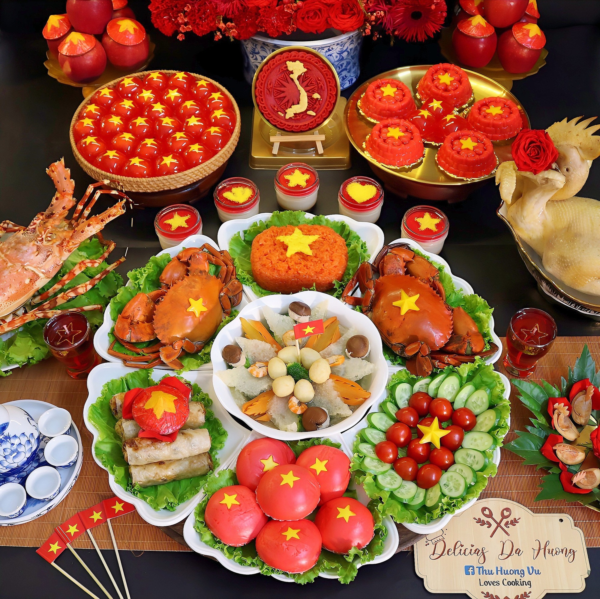 Mẹ đảm Hà Nội mang niềm tự hào dân tộc vào mâm lễ "Yêu Nước" trong mùa Vu Lan đặc biệt- Ảnh 4.