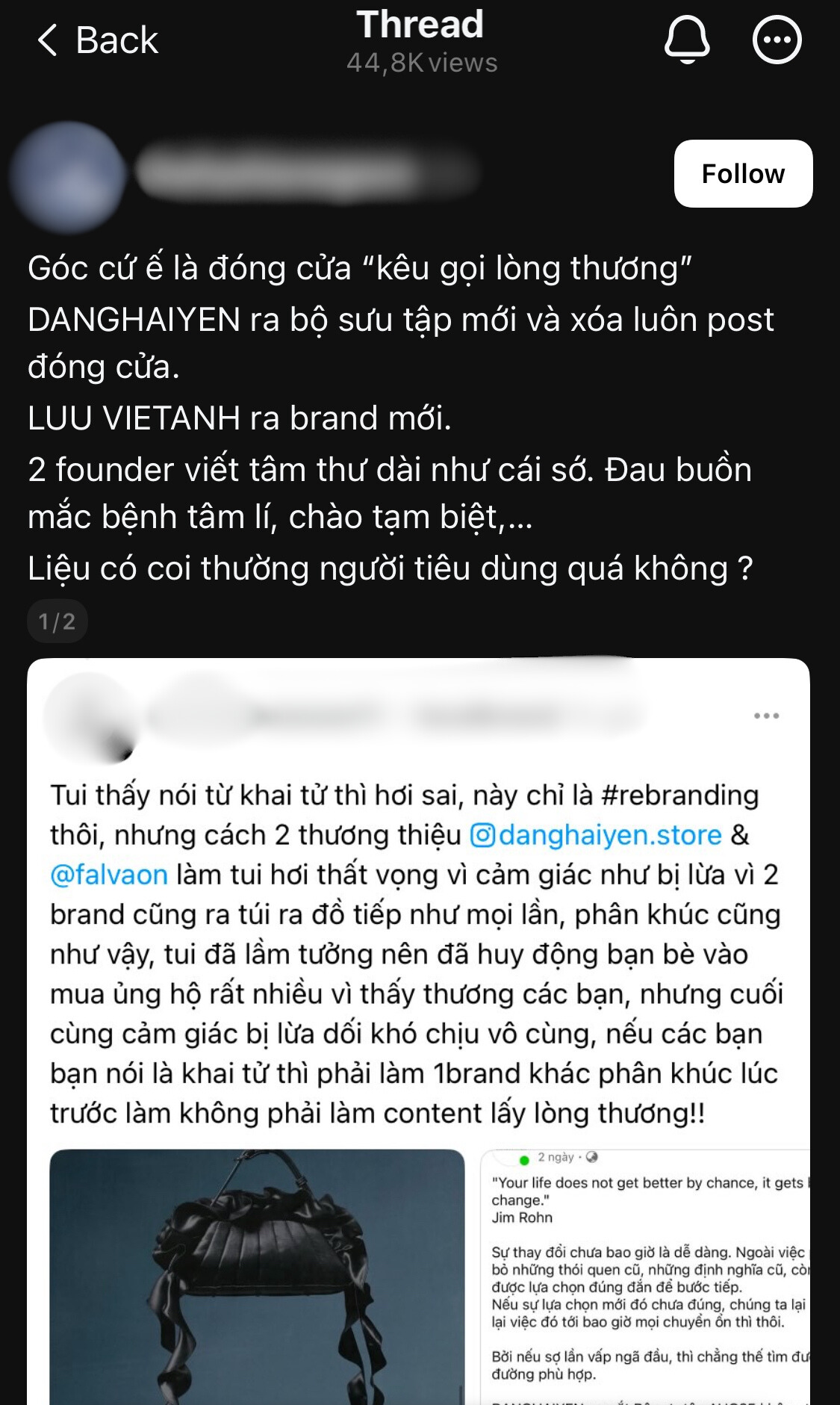 Tâm thư đóng cửa “kêu gọi lòng thương