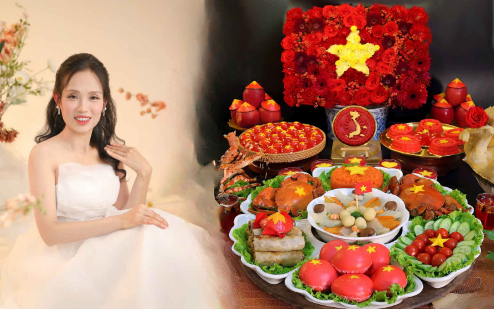Mẹ đảm Hà Nội mang niềm tự hào dân tộc vào mâm lễ "Yêu Nước" trong mùa Vu Lan đặc biệt- Ảnh 1.