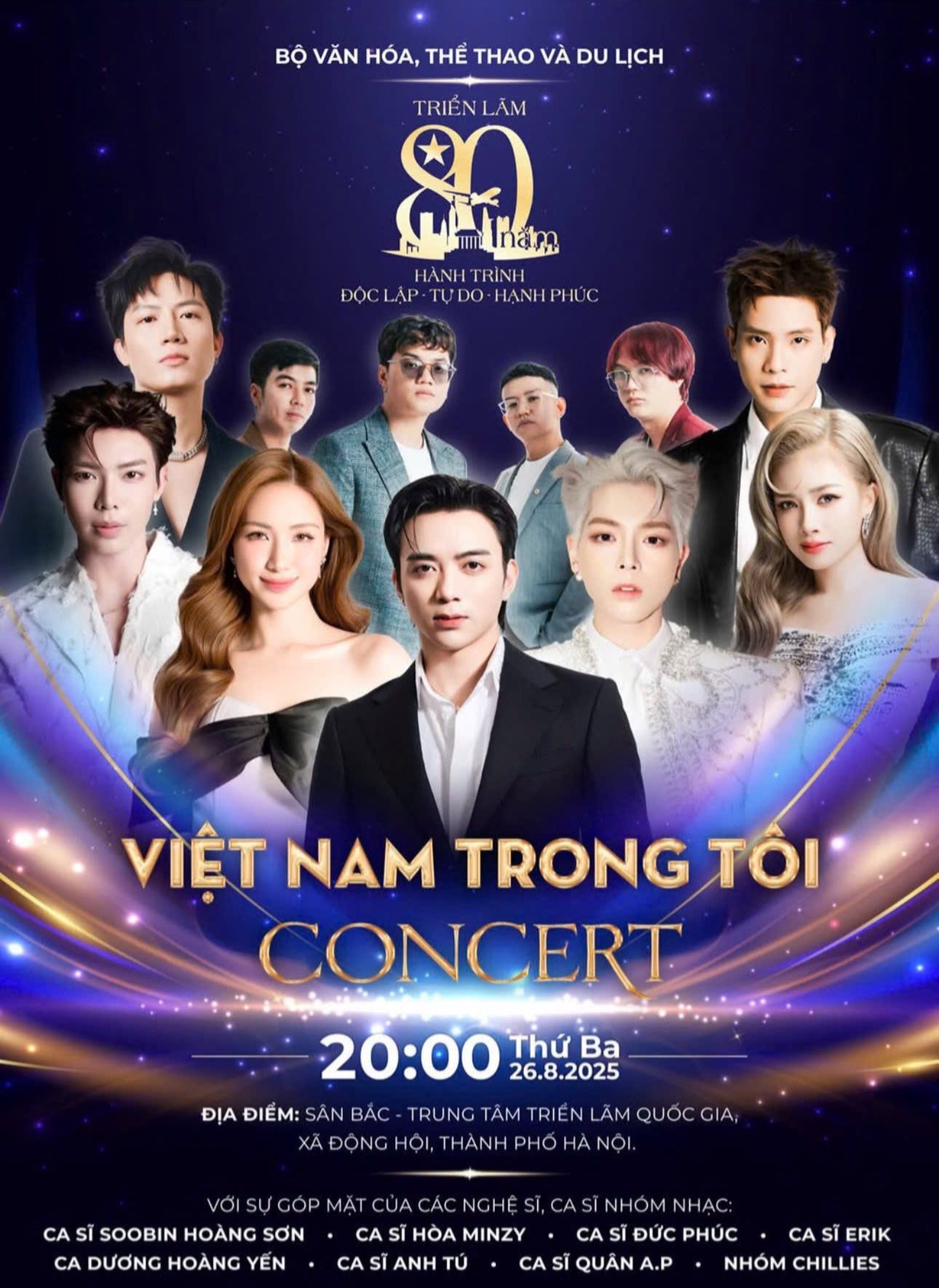 BTC concert quốc gia Việt Nam Trong Tôi thông báo 1 tin quan trọng, nghệ sĩ và khán giả đội mưa chuẩn bị trước giờ G- Ảnh 1.