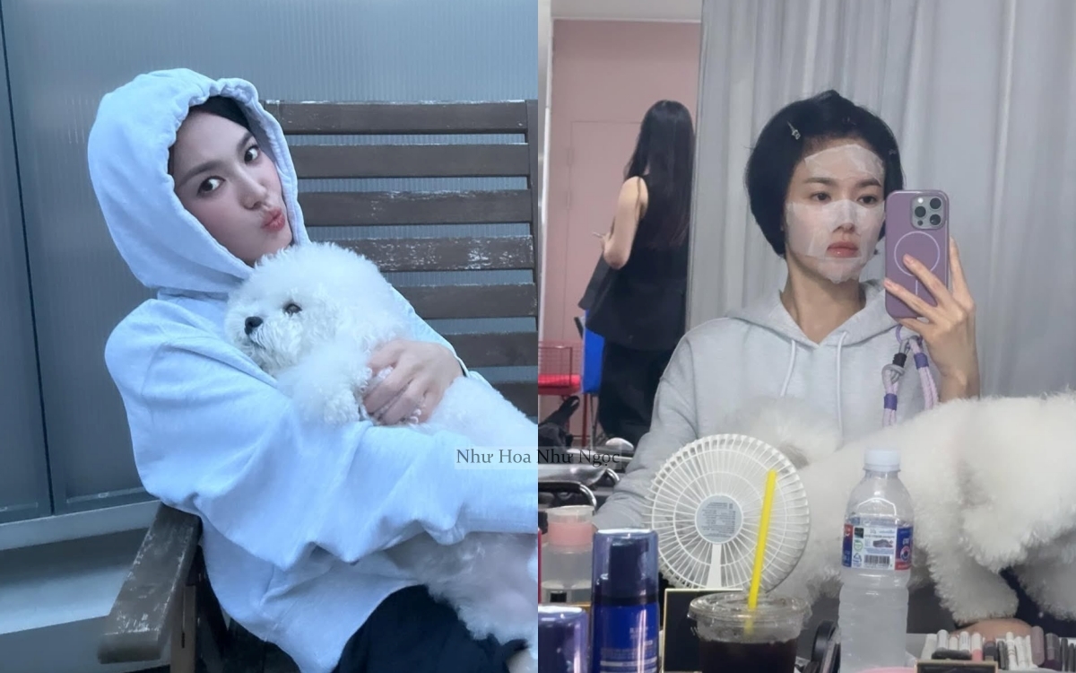 Không phải mặt nạ giấy, Song Hye Kyo sử dụng món đồ đặc biệt này để dưỡng da cấp tốc- Ảnh 3.