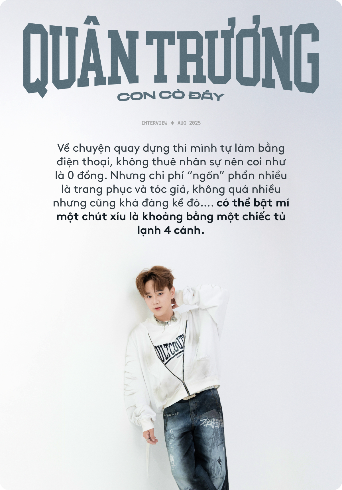 Quân Trương “Con Cò Đây”: 26 tuổi có nhà, có xe nhưng vẫn lo chưa tiêu tiền khôn- Ảnh 2.