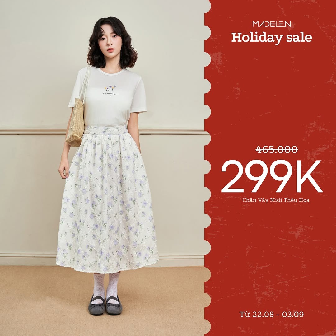Local brand Việt sale "kịch sàn" lễ 2/9, váy áo xinh điên đảo thần hồn cũng chỉ từ 99k- Ảnh 8.