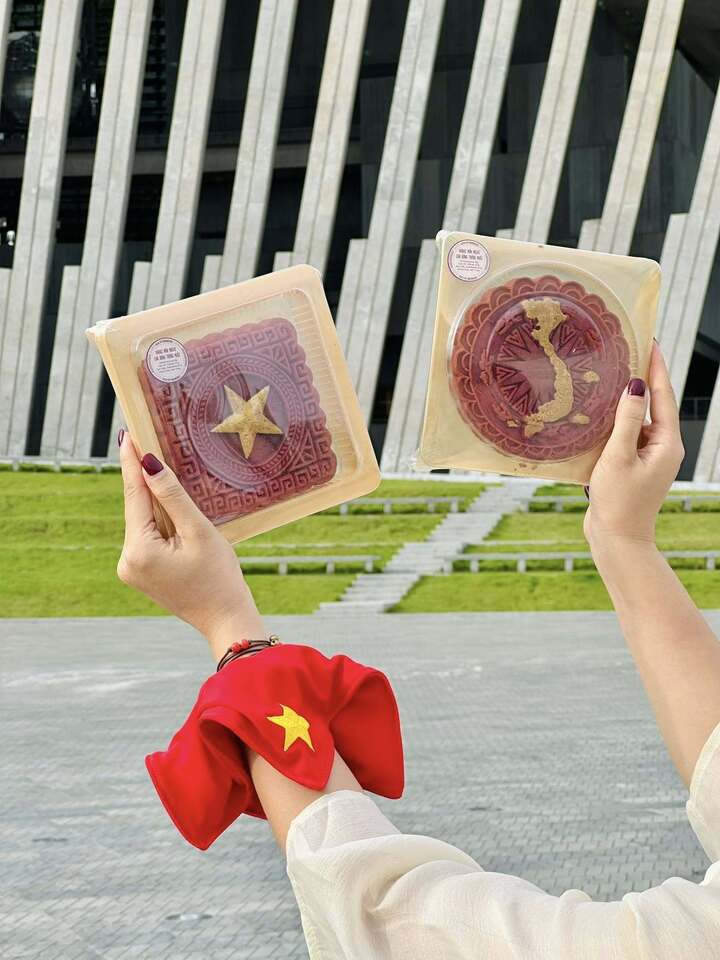 Bánh trung thu hình quốc kỳ và bản đồ Việt Nam 'sốt xình xịch' dịp 2/9- Ảnh 6.