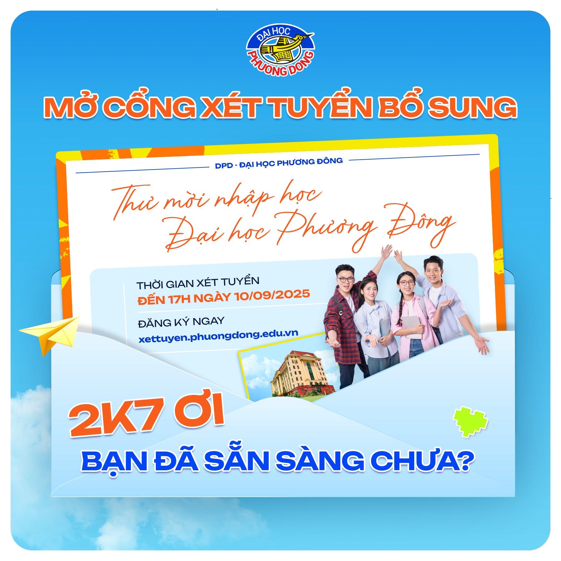 Không kịp xét tuyển đợt 1? Đừng lo, vẫn còn cơ hội tại Đại học Phương Đông- Ảnh 2.
