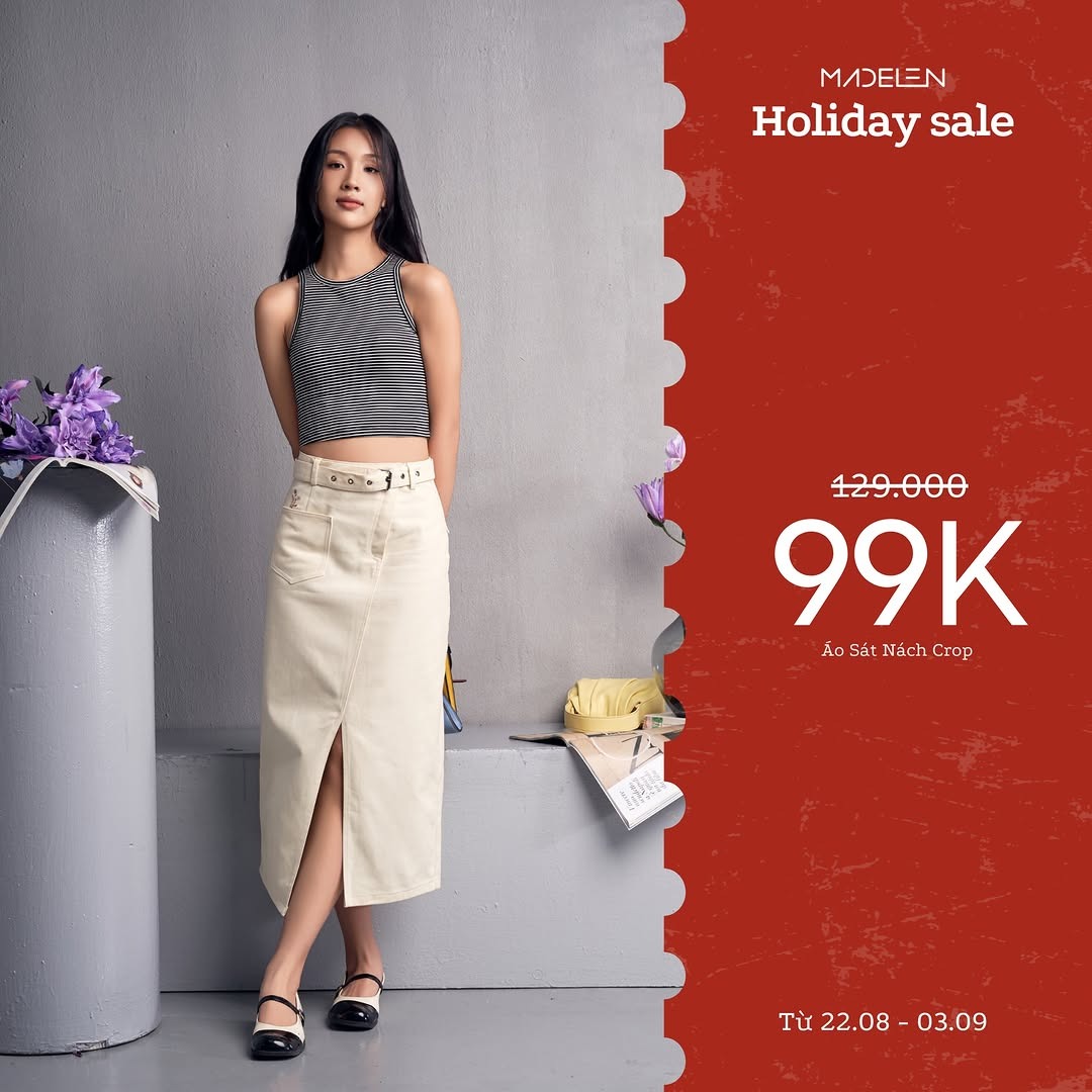 Local brand Việt sale "kịch sàn" lễ 2/9, váy áo xinh điên đảo thần hồn cũng chỉ từ 99k- Ảnh 7.