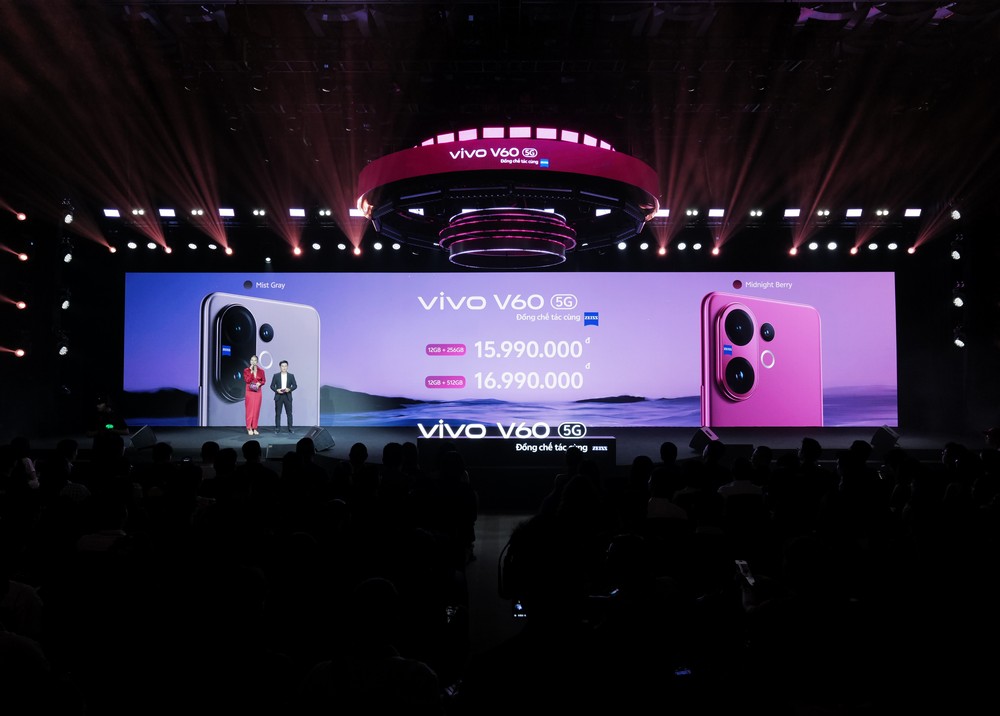 vivo V60 5G ra mắt tại Việt Nam: vivo V60 5G ra mắt tại Việt Nam: