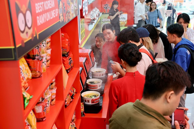 Pop-up Store Nongshim lần đầu xuất hiện tại Việt Nam, trở thành điểm đến thu hút giới trẻ- Ảnh 3.