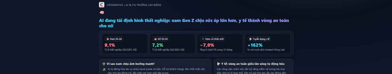 AI đang khiến đàn ông thất nghiệp nhiều hơn phụ nữ: Cuộc cách mạng thị trường lao động có đang đến?- Ảnh 2. AI đang khiến đàn ông thất nghiệp nhiều hơn phụ nữ: Cuộc cách mạng thị trường lao động có đang đến?- Ảnh 2.
